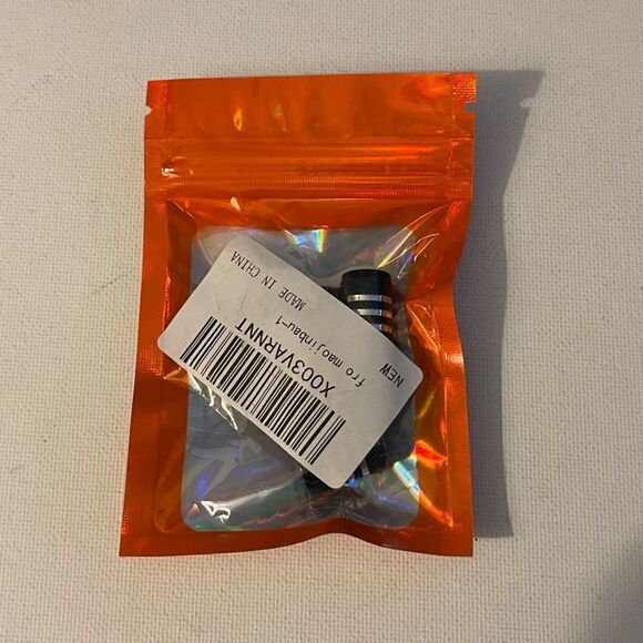 Mazda valve Stem caps in Black set of 4 NWT - Picture 4 of 4